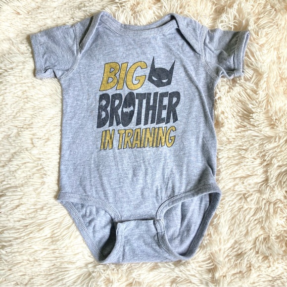 Big Brother in Training Batman Onesie 18 months - Picture 1 of 3